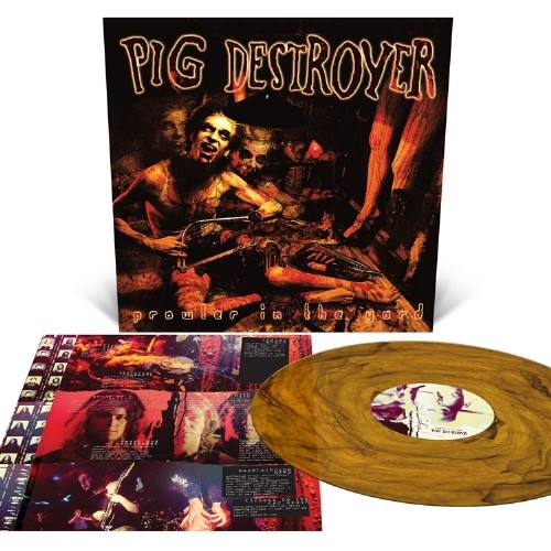 Pig Destroyer - Prowler in the Yard Ltd Ed. Orange/Black swirl.